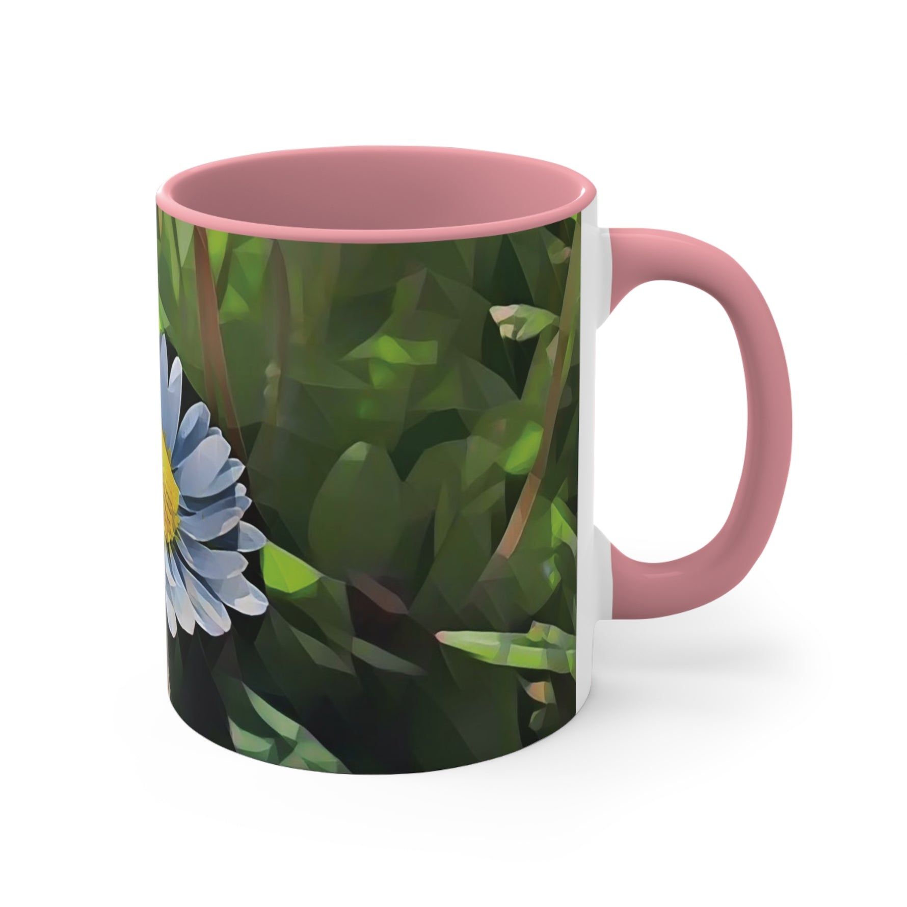 Mug 11oz - Poly Art - Flower of Daisies (Variant 04)