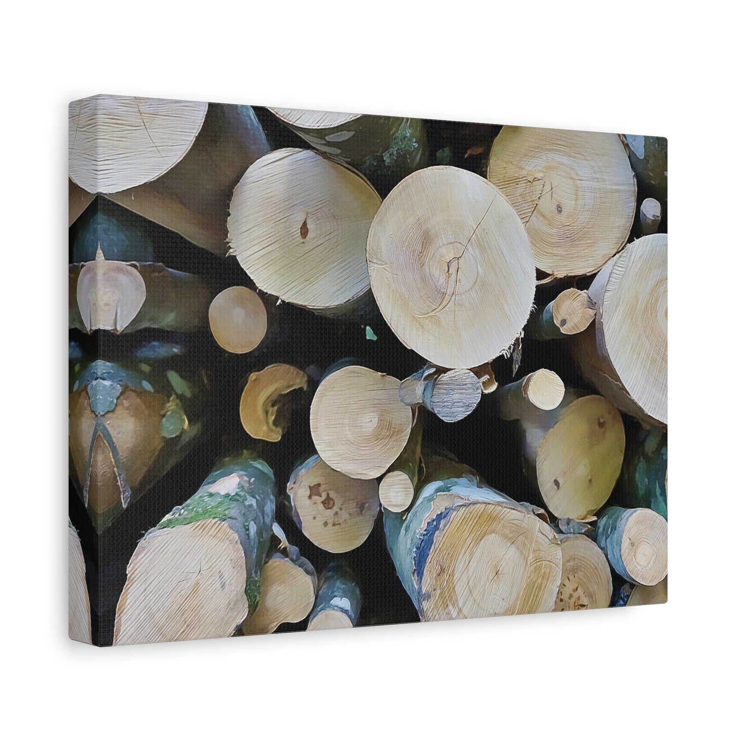 Stretched Matte Canvas - Wooden Trunks (Variant 1)