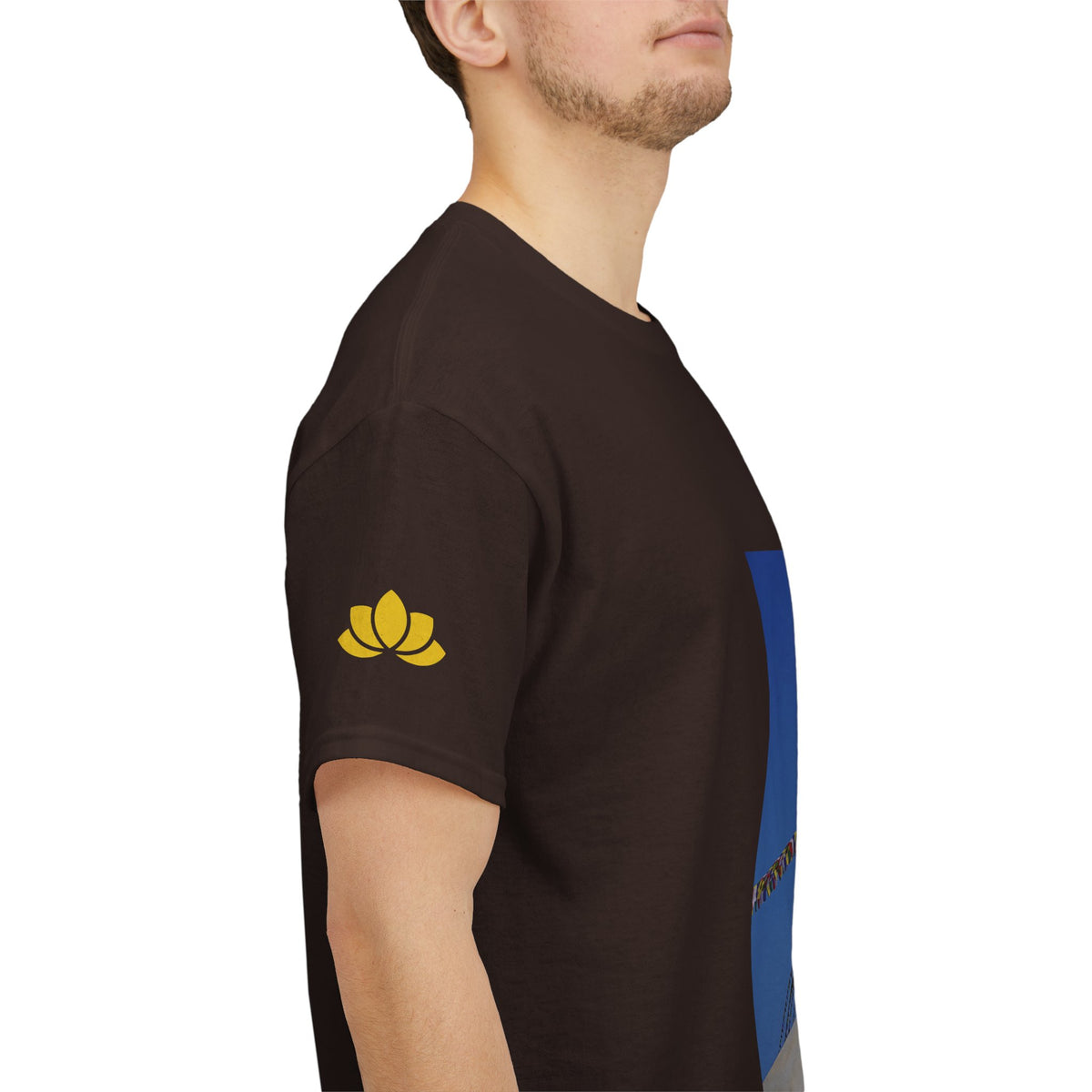 Unisex Heavy Cotton Tee - Nepal, Buddha's Eyes (Variant 1)