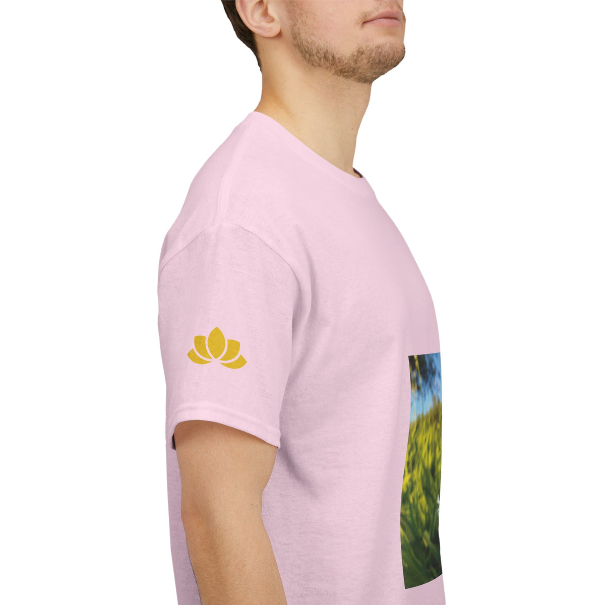 Unisex Heavy Cotton Tee - Flower of Silene Vulgaris