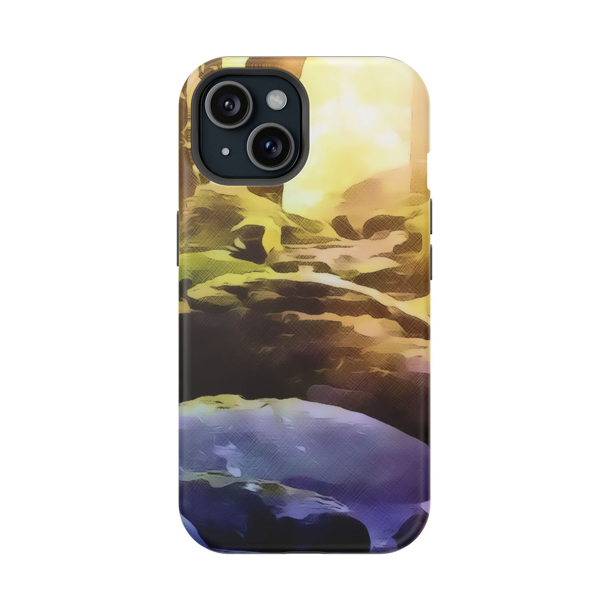 Magnetic Tough Phone Case - Golden Reflections (Variant 2)