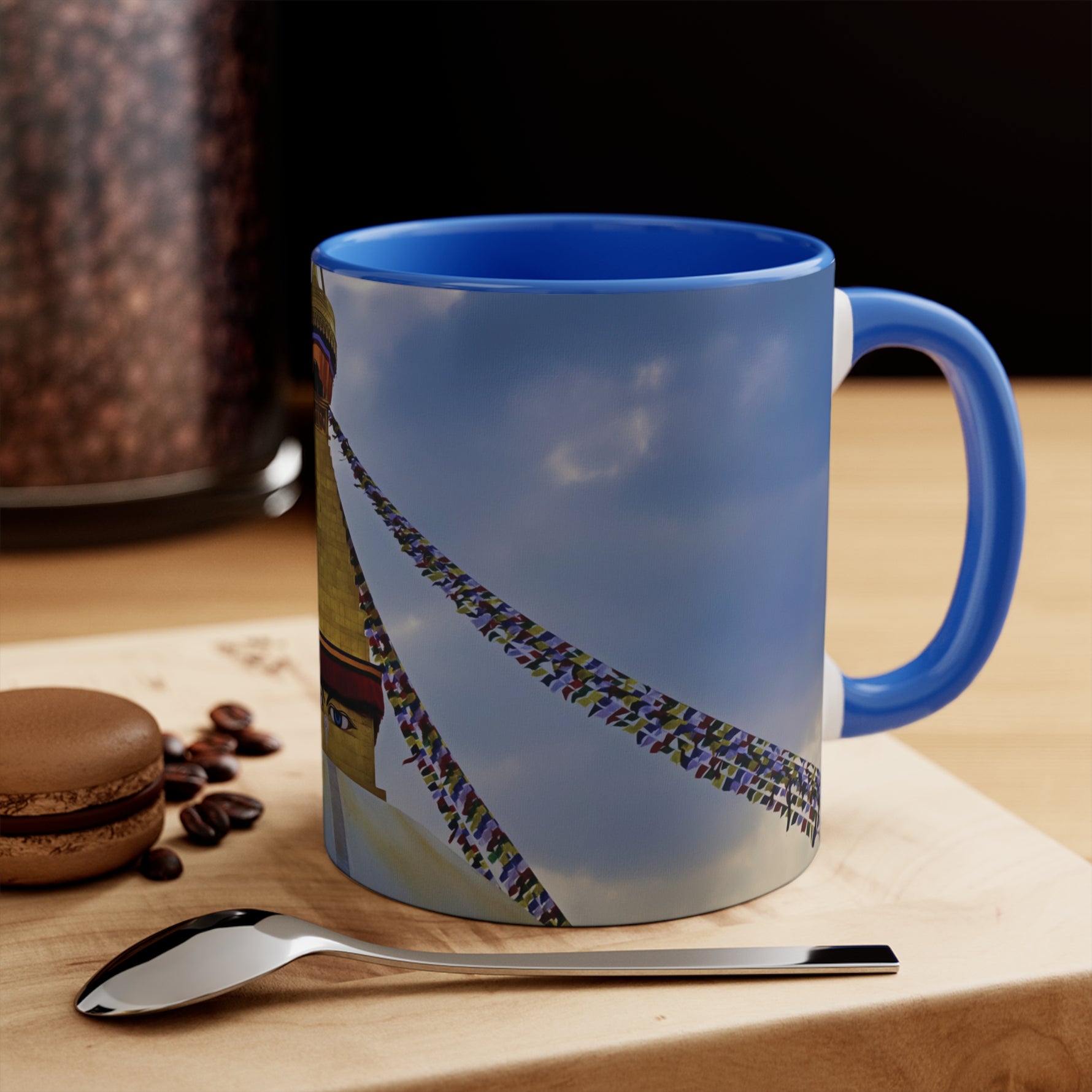 Mug 11oz - Nepal, Stupa with Buddha's Eyes (Variant 5)