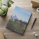 Hardcover Notebook with Puffy Covers - Flower of Lavender