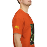 Unisex Heavy Cotton Tee - Flower of Ortensia/Hydrangea Macrophylla