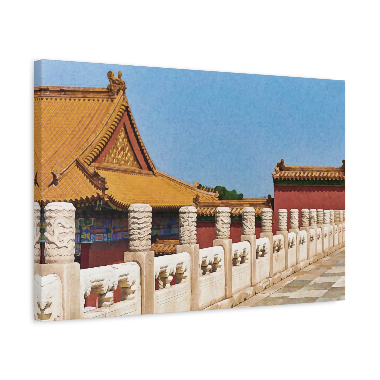Stretched Matte Canvas - China's Beauty