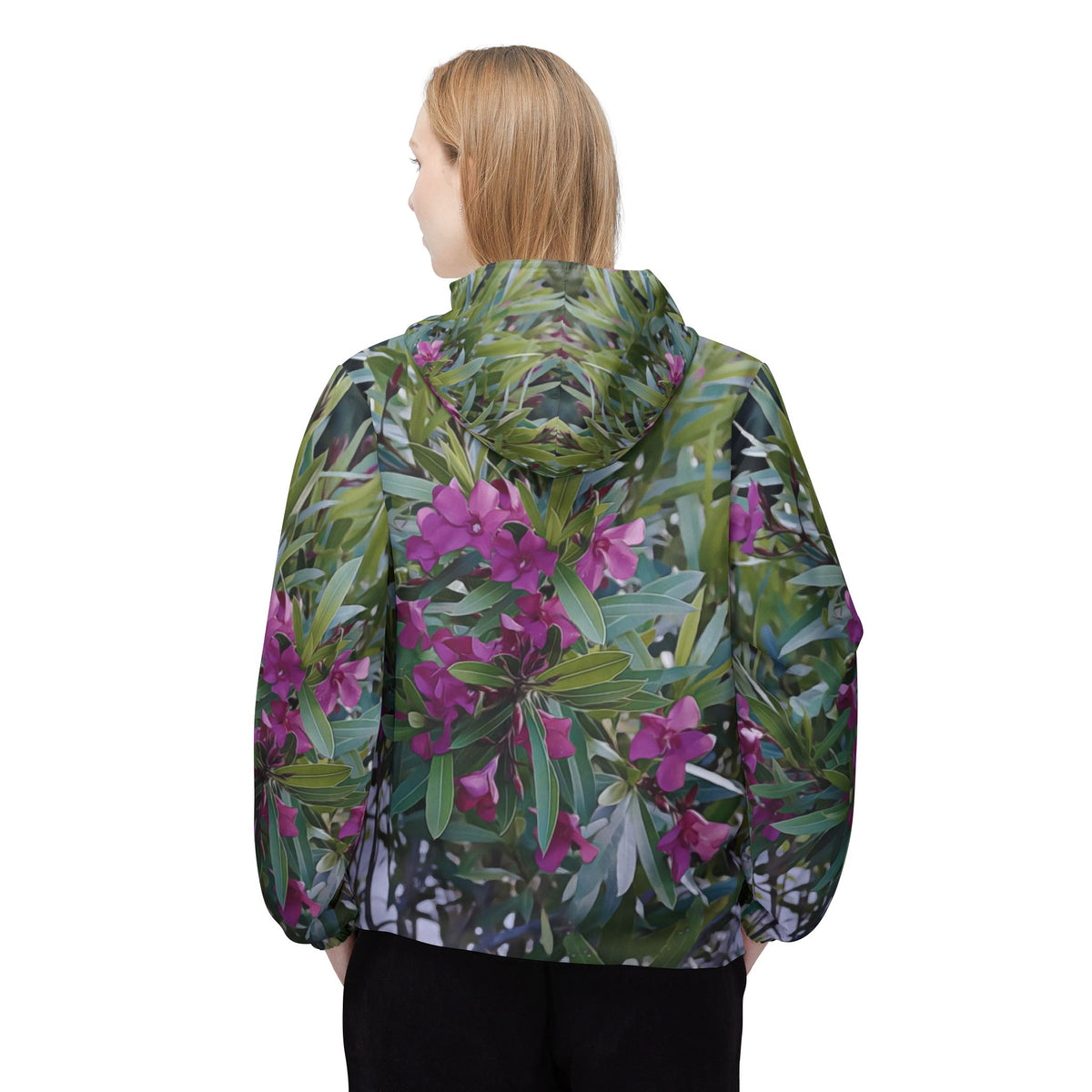 Windbreaker Jacket - Flower of Oleander
