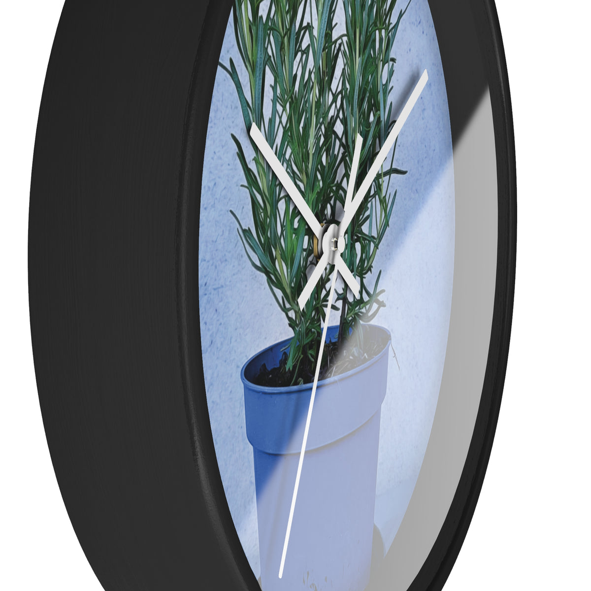 Wall Clock - Rosemary Plant