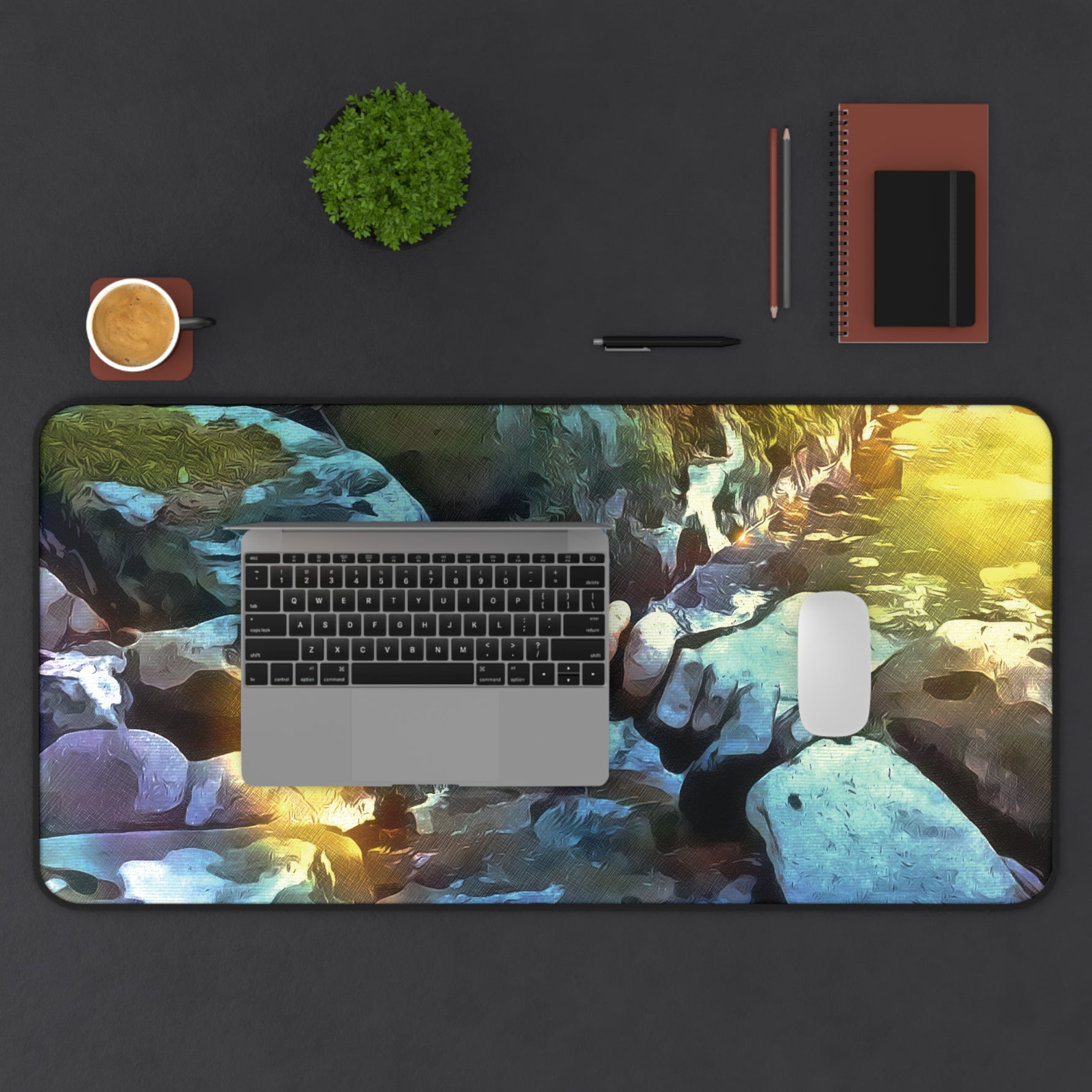 Desk Mat - Stone Balance (Variant 3)