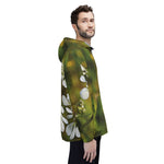 Windbreaker Jacket - Flower, White Petals