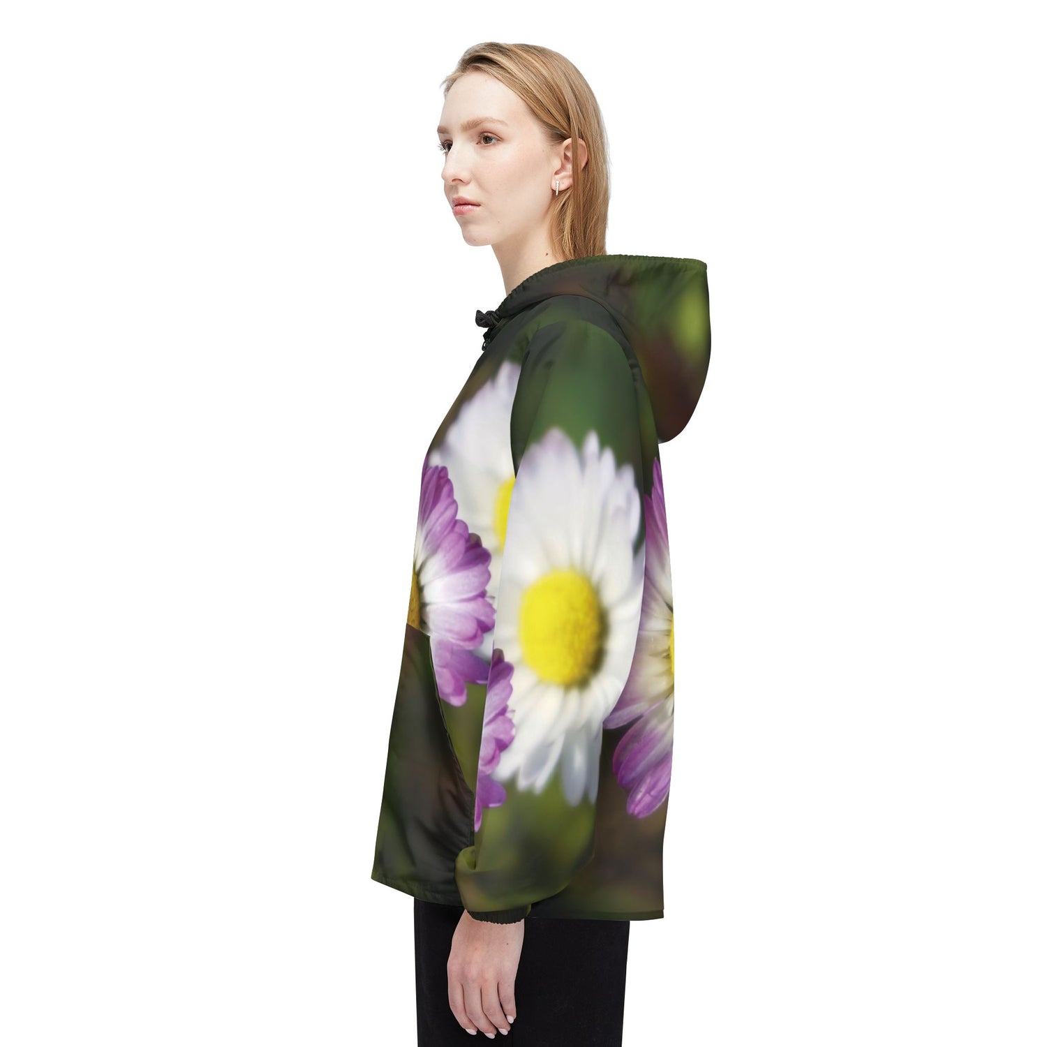 Windbreaker Jacket - Flower of Daisies