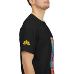 Unisex Heavy Cotton Tee - Poly Art - Apple's Tree Flower (Variant 3)