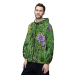 Windbreaker Jacket - Flower of Malva Sylvestris