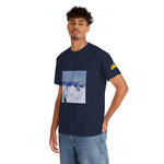 Unisex Heavy Cotton Tee - View from Mont Blanc