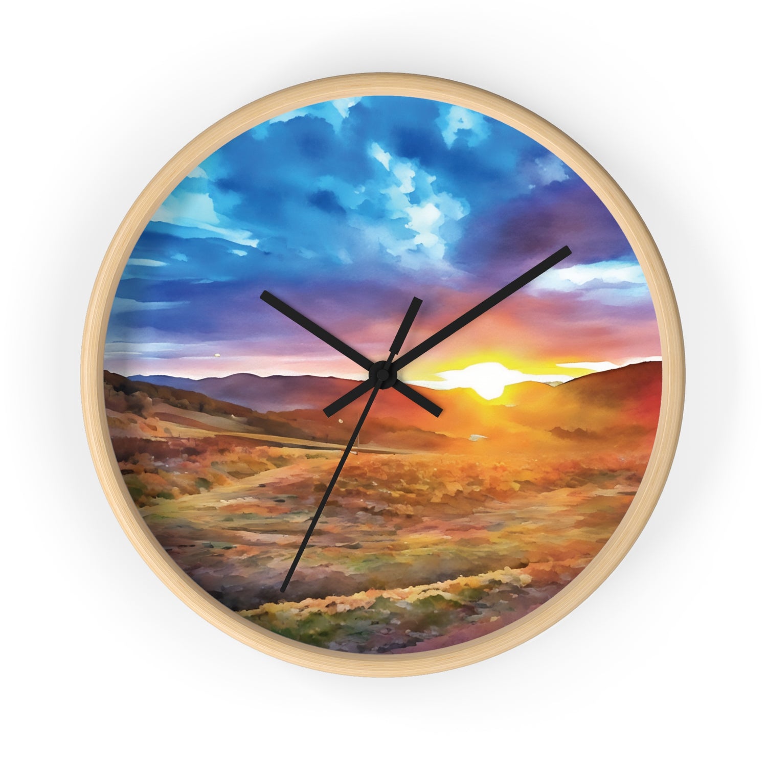 Wall Clock - Tuscan Landscape (Variant 2)