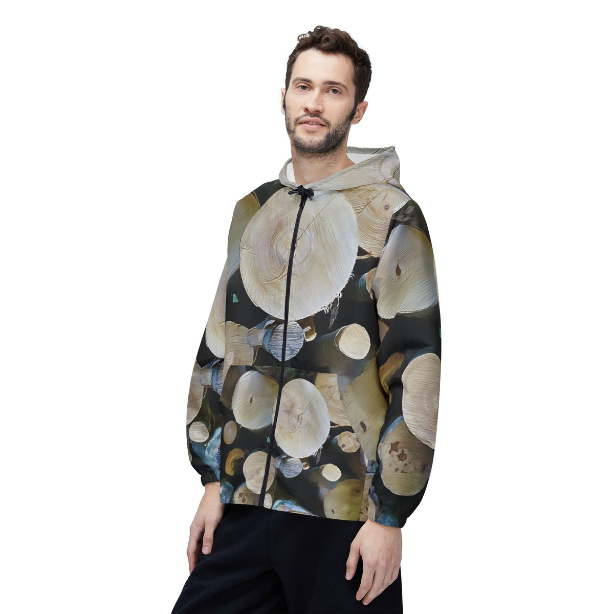 Windbreaker Jacket - Wooden Trunks (Variant 1)