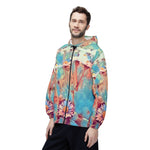 Windbreaker Jacket - Poly Art - Flower of Daisies (Variant 3)