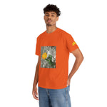 Unisex Heavy Cotton Tee - Poly Art - Flower of Calendula (Variant 1)