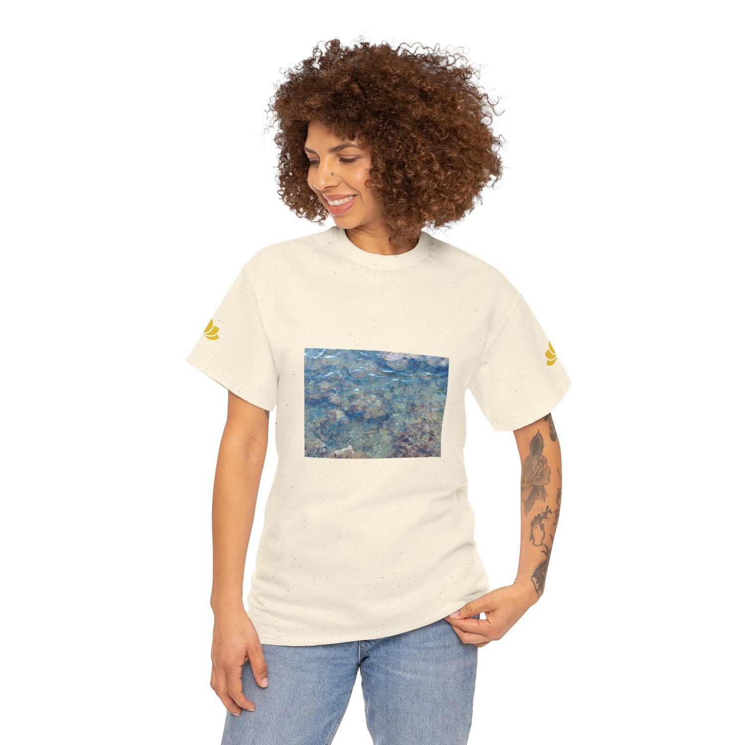 Unisex Heavy Cotton Tee - Sea (Variant 3)