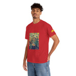 Unisex Heavy Cotton Tee - Poly Art - Flower of Daisies (Variant 2)