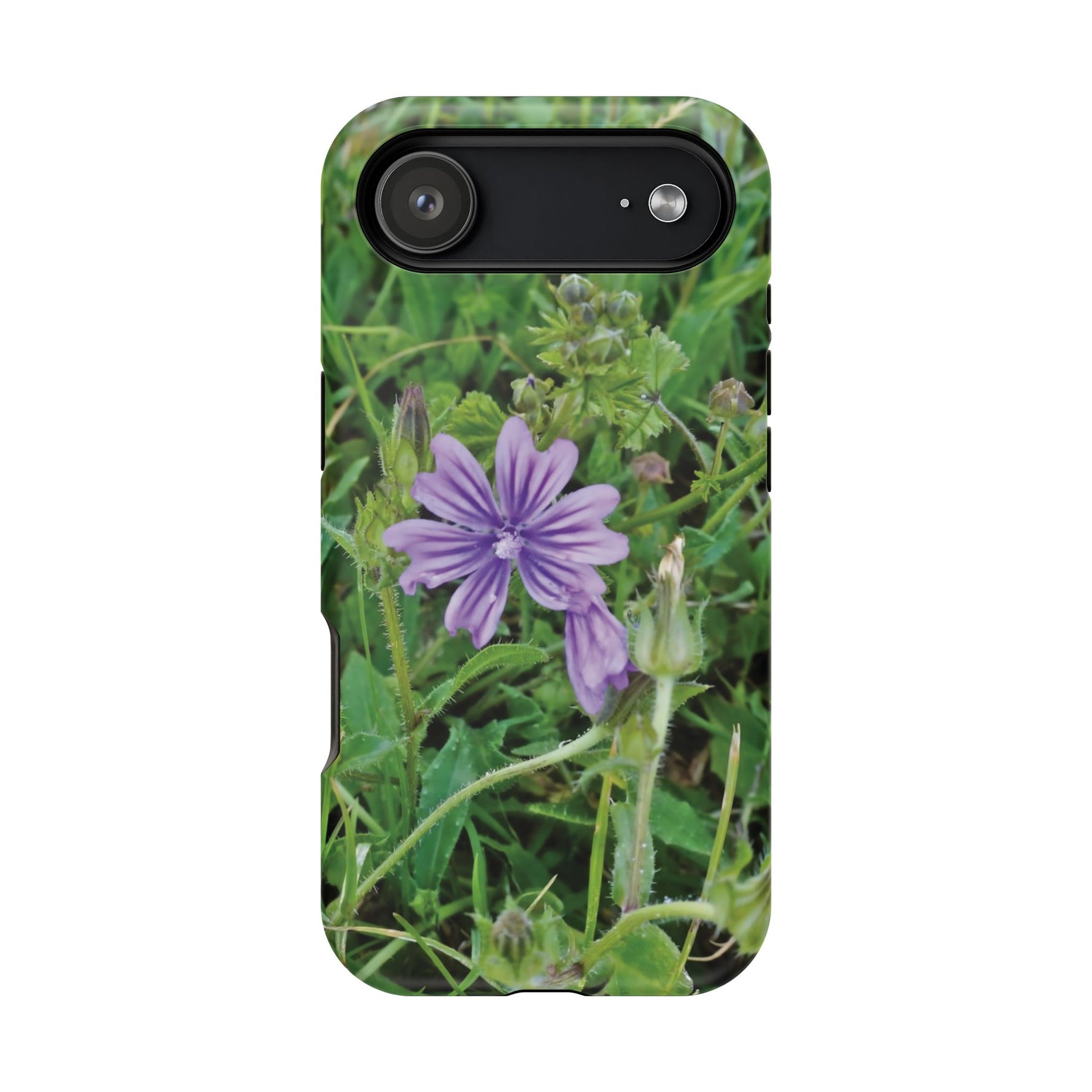 Magnetic Tough Phone Case - Flower of Malva Sylvestris