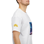 Unisex Heavy Cotton Tee - Poly Art - Sunset Sky (Variant 1)