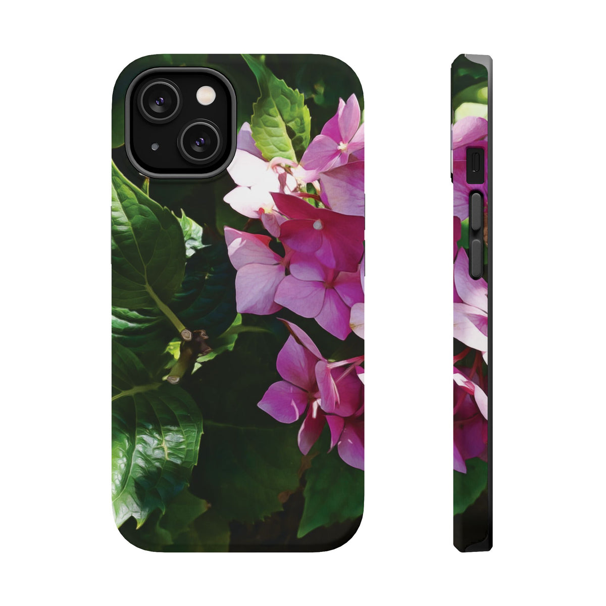 Magnetic Tough Phone Case - Flower of Ortensia/Hydrangea Macrophylla