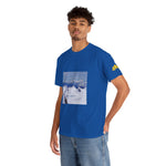 Unisex Heavy Cotton Tee - View from Mont Blanc