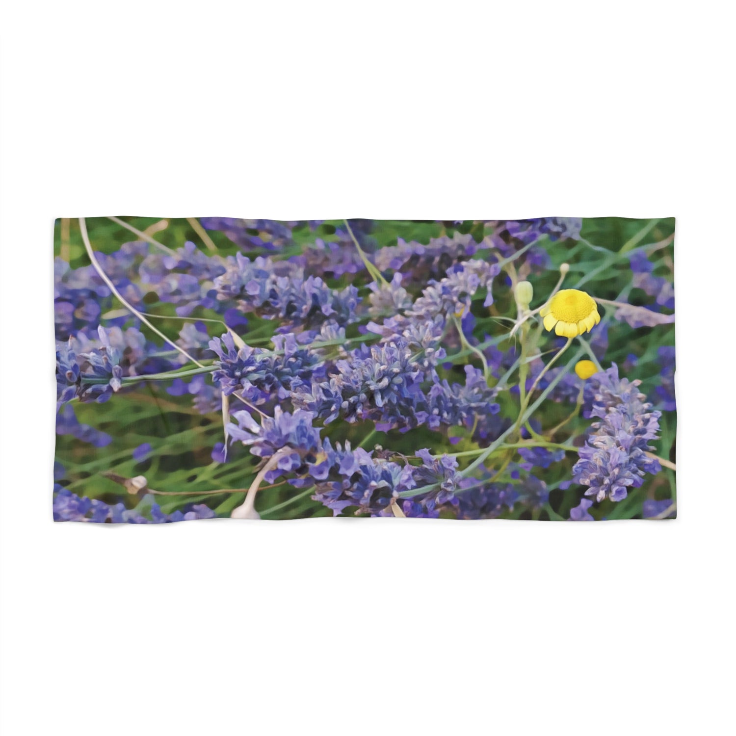 Beach Towel – Flower of Lavender and Chamomile