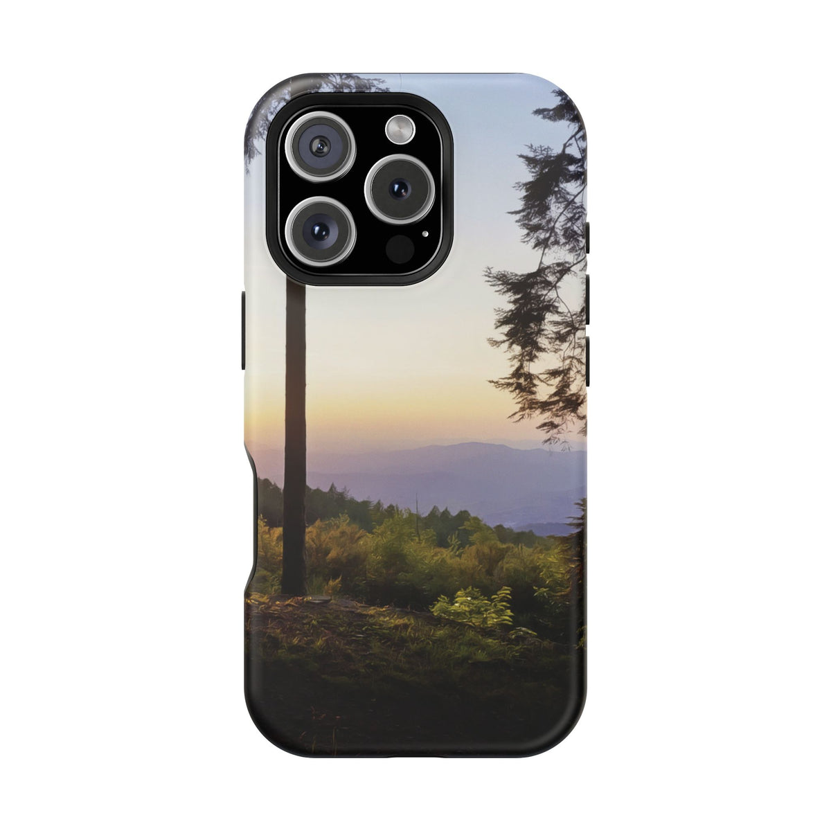 Magnetic Tough Phone Case - Forest Sunset