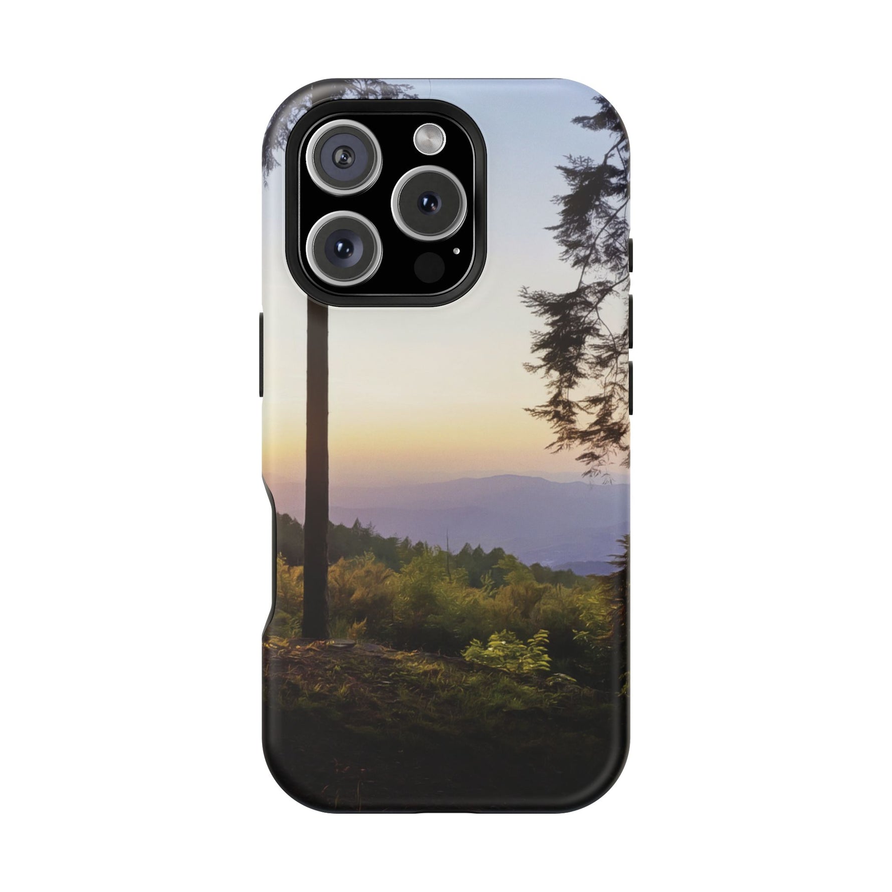 Magnetic Tough Phone Case - Forest Sunset