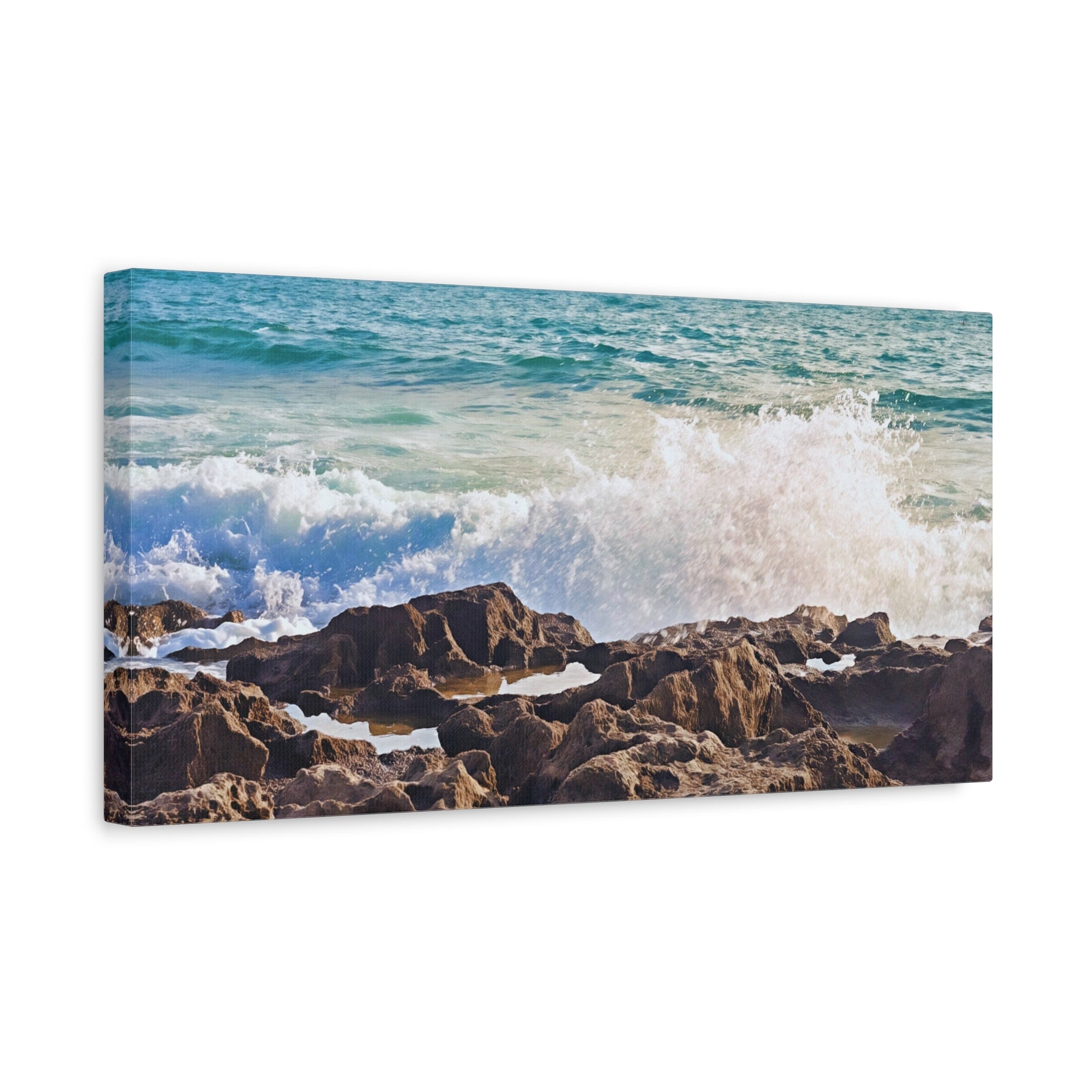 Stretched Matte Canvas - Sea (Variant 09)