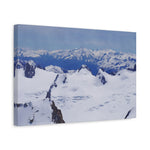 Stretched Matte Canvas - View from Mont Blanc