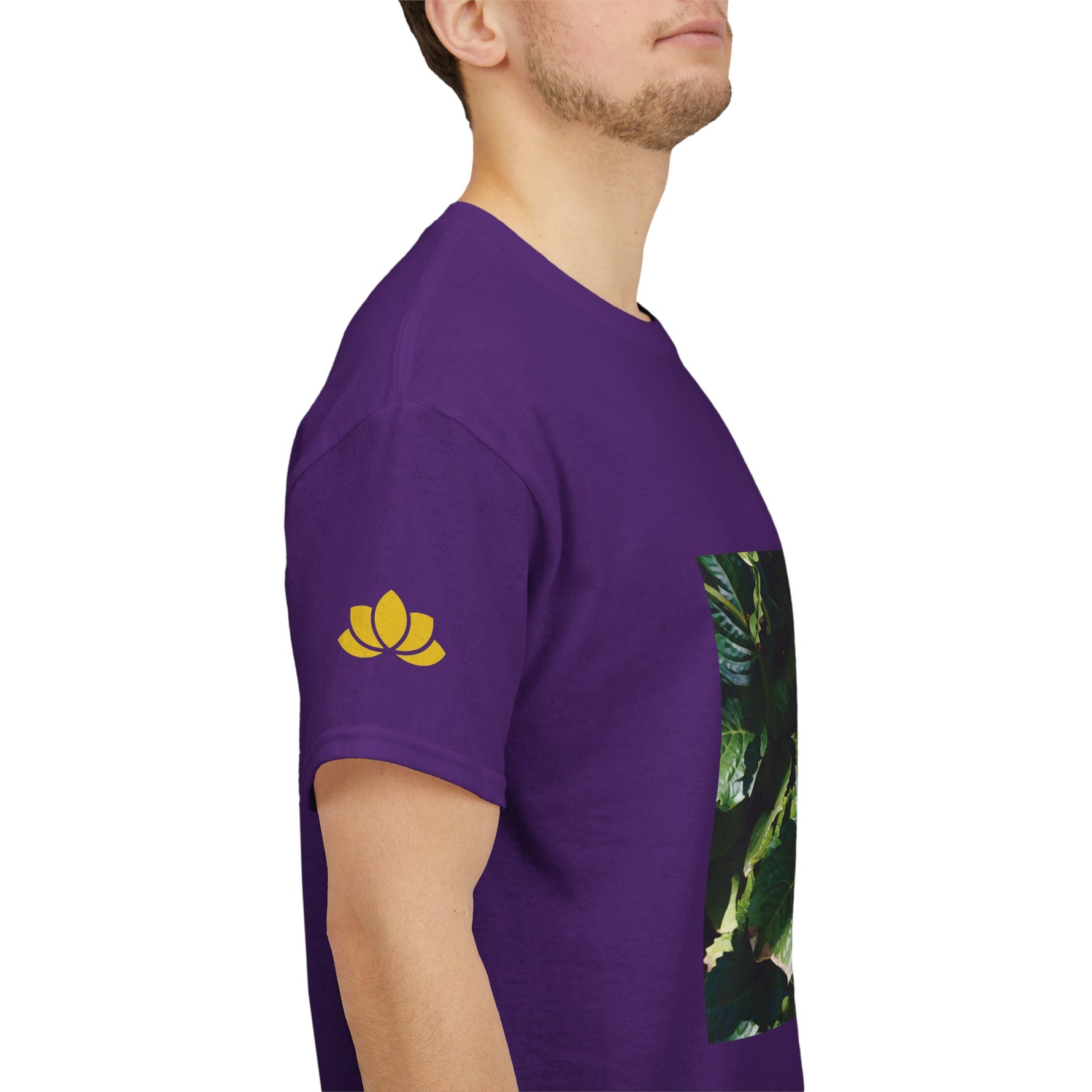 Unisex Heavy Cotton Tee - Flower of Ortensia/Hydrangea Macrophylla