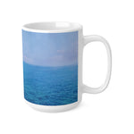 Ceramic White Cup 15oz - Sea (Variant 01)
