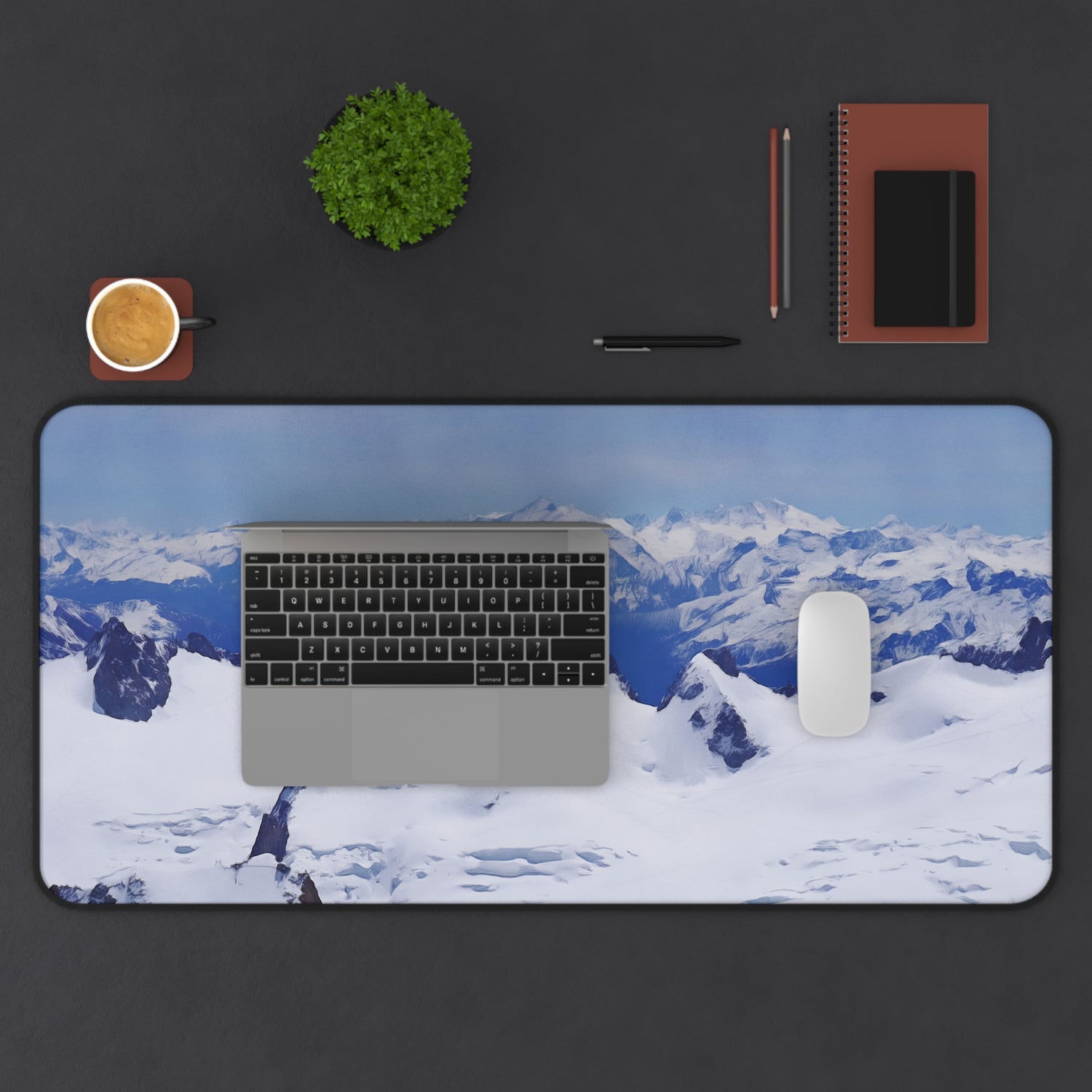 Desk Mat - View from Mont Blanc (Variant 1)