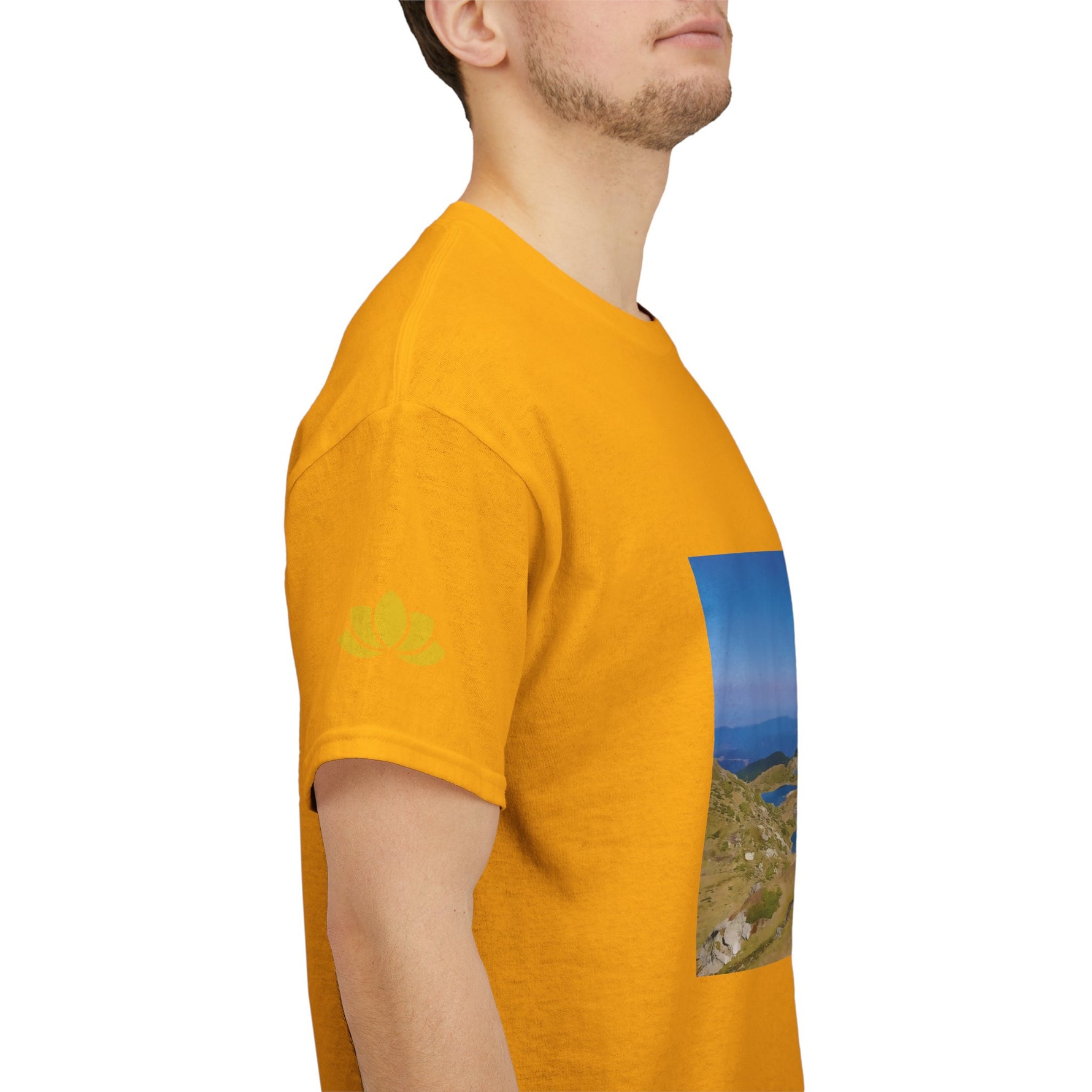 Unisex Heavy Cotton Tee - Rila Lakes (Variant 1)