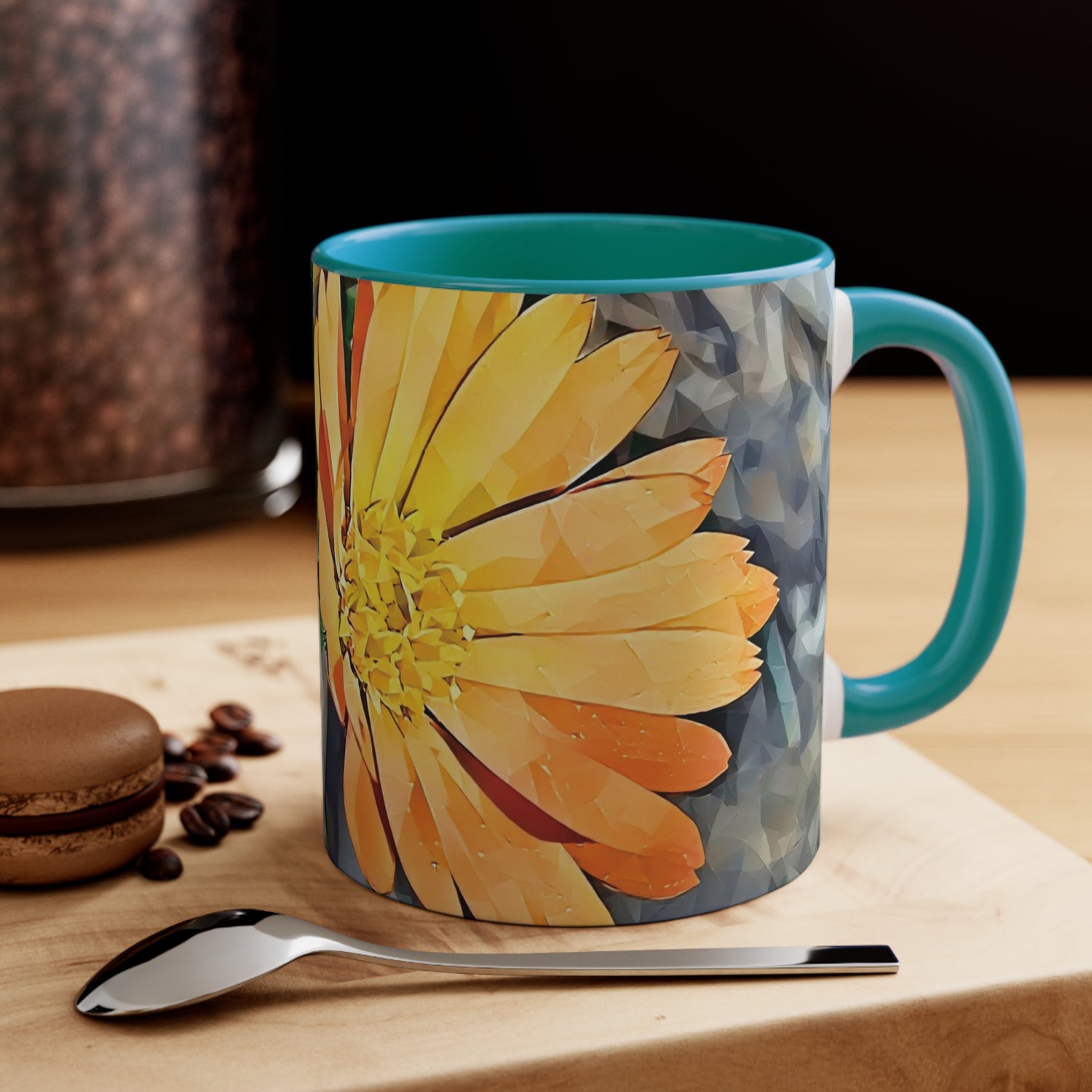 Mug 11oz - Poly Art - Flower of Calendula (Variant 2)