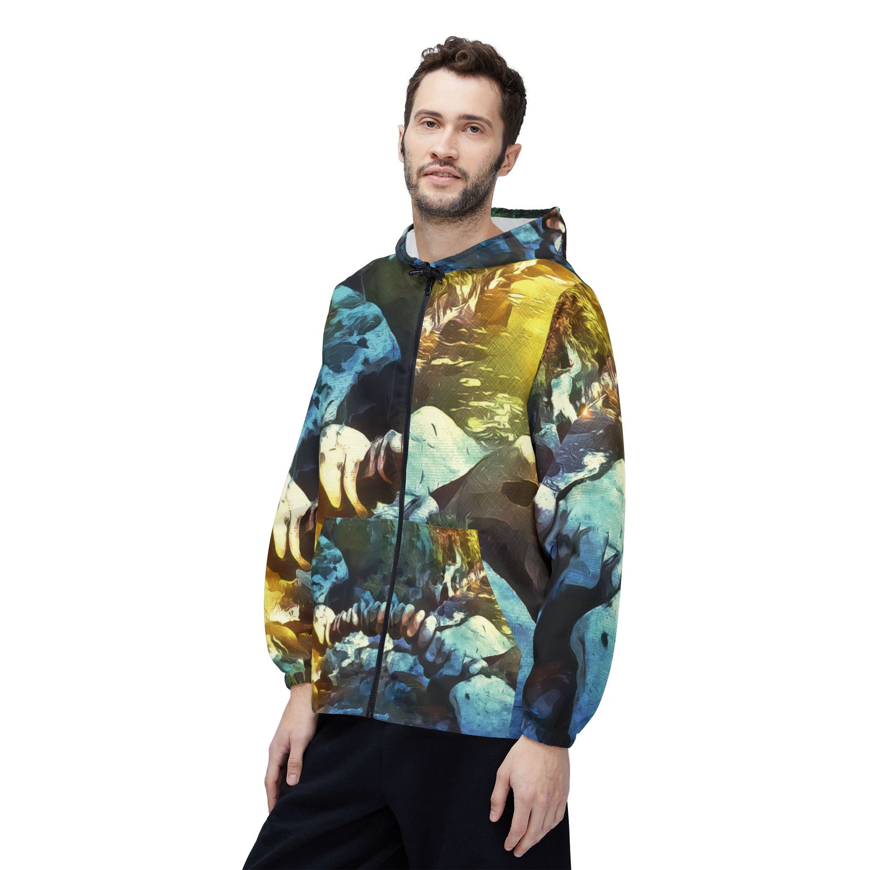 Windbreaker Jacket - Stone Balance (Variant 3)