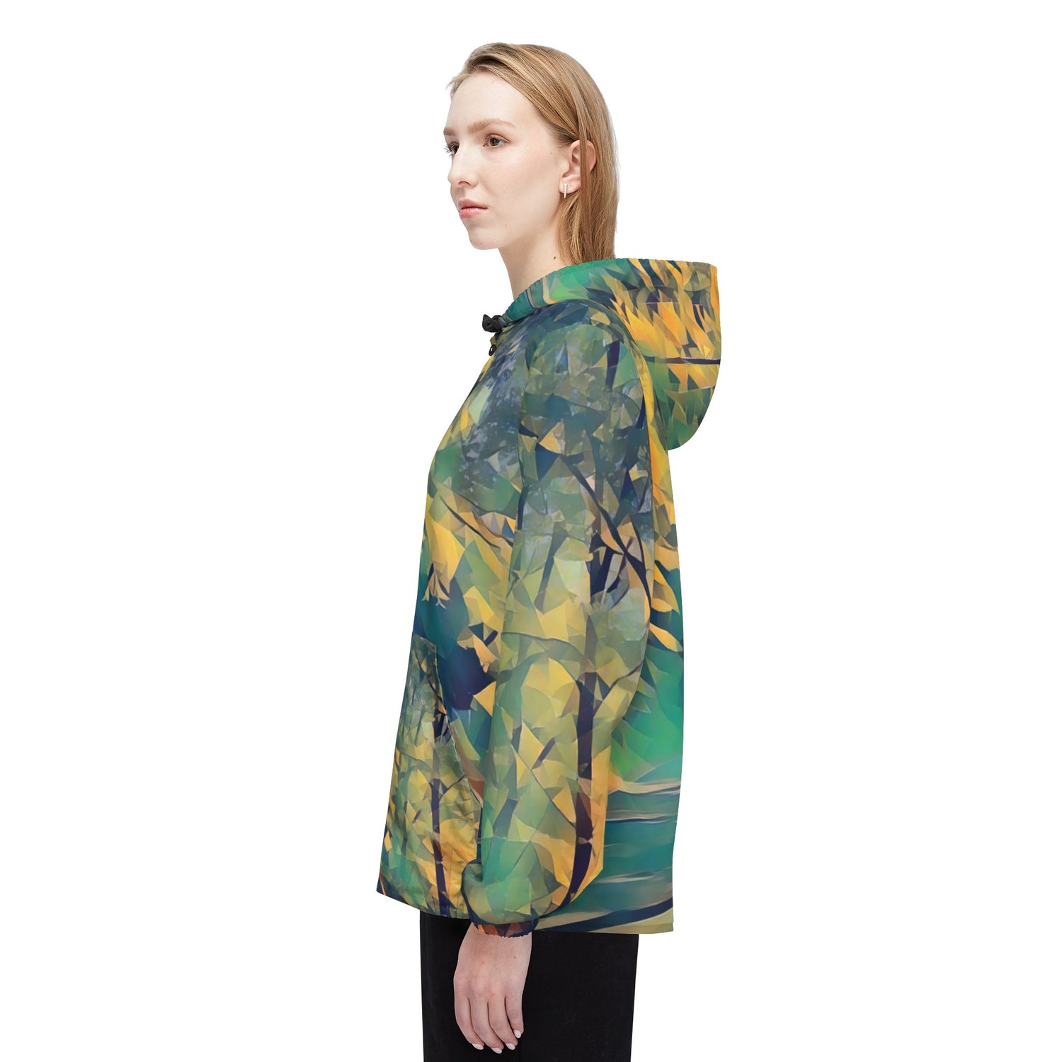 Windbreaker Jacket - Poly Art - Forest (Variant 1)