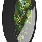 Wall Clock - Fig's Plant, with Fruits and Leaves