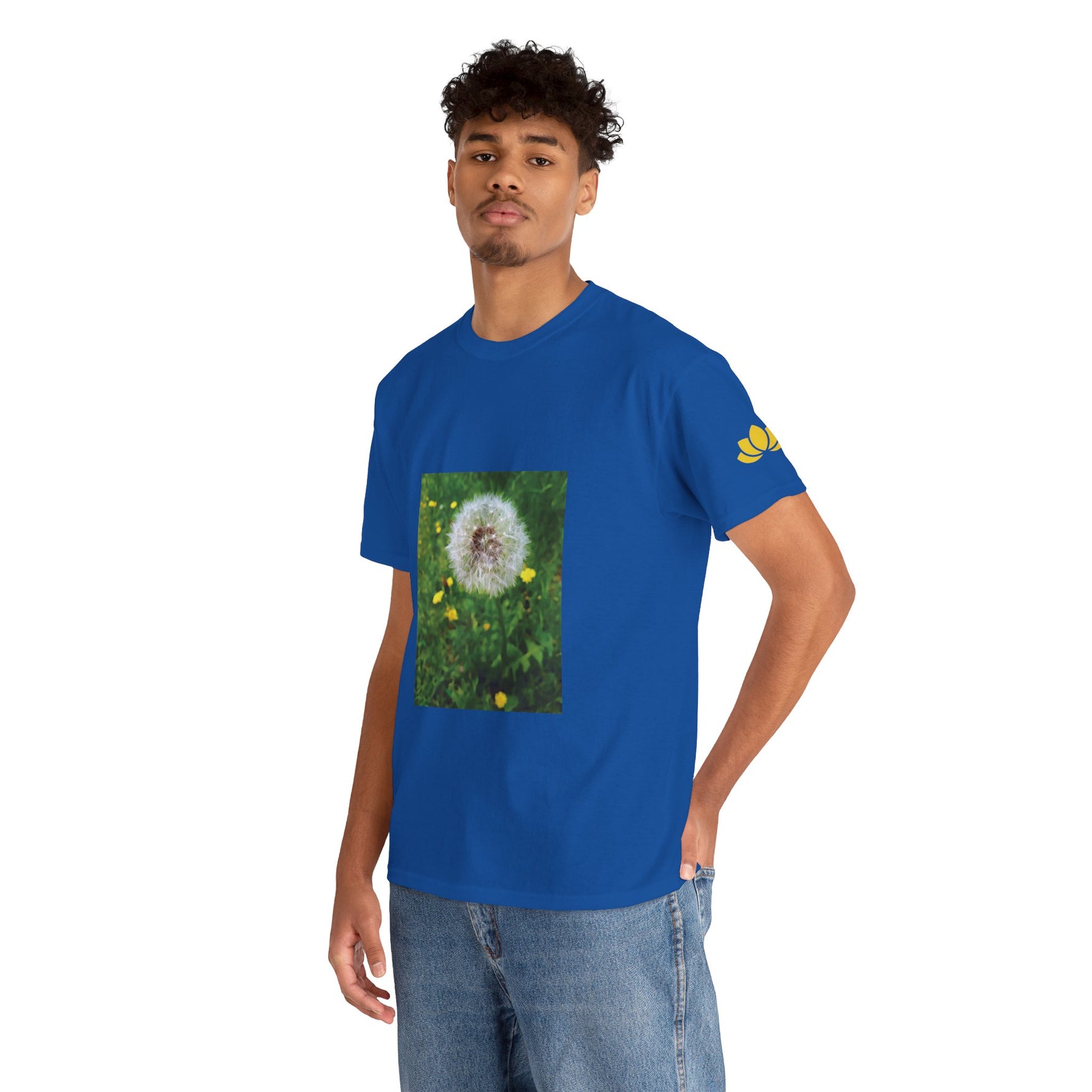 Unisex Heavy Cotton Tee - Flower of Dandelion