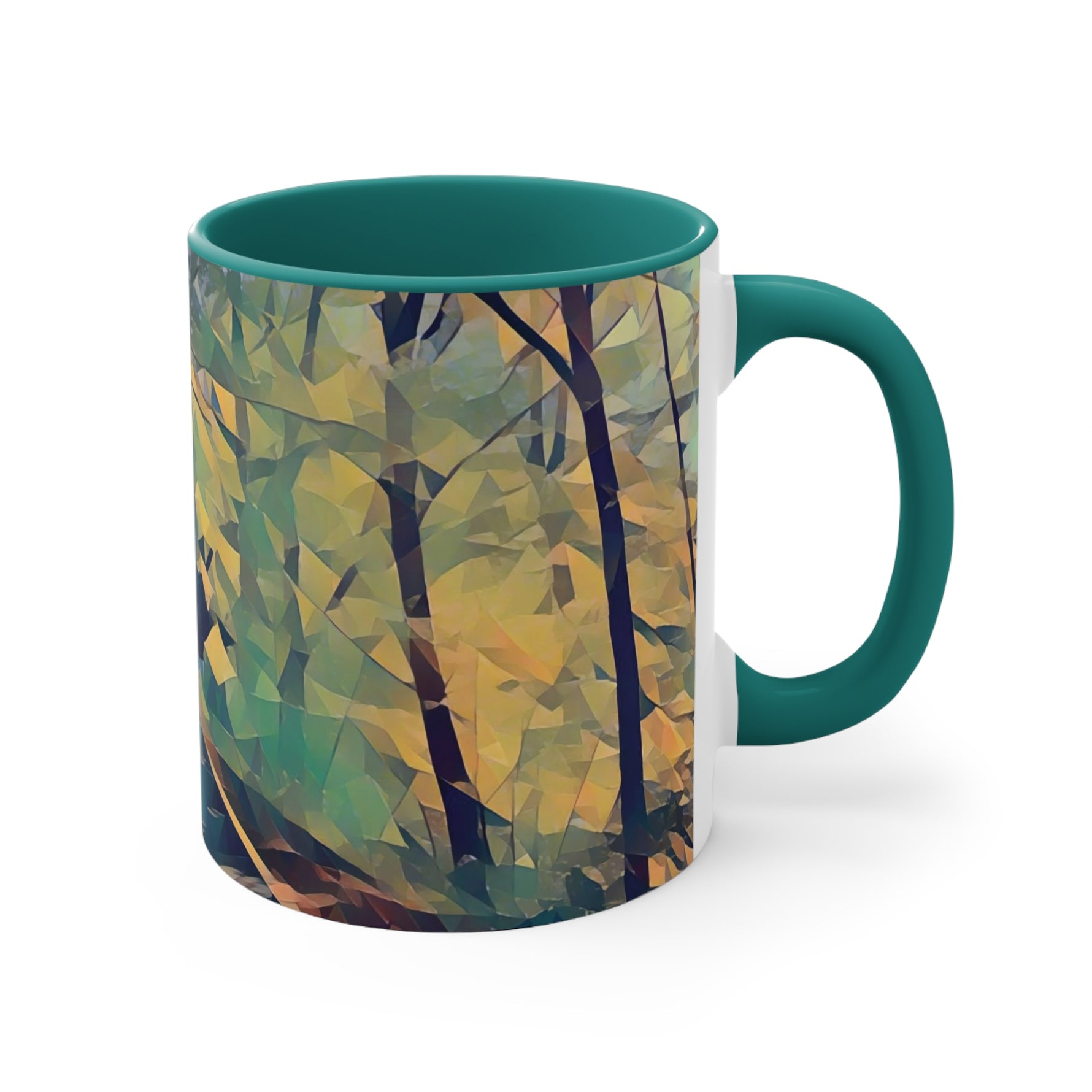 Mug 11oz - Poly Art - Forest (Variant 01)