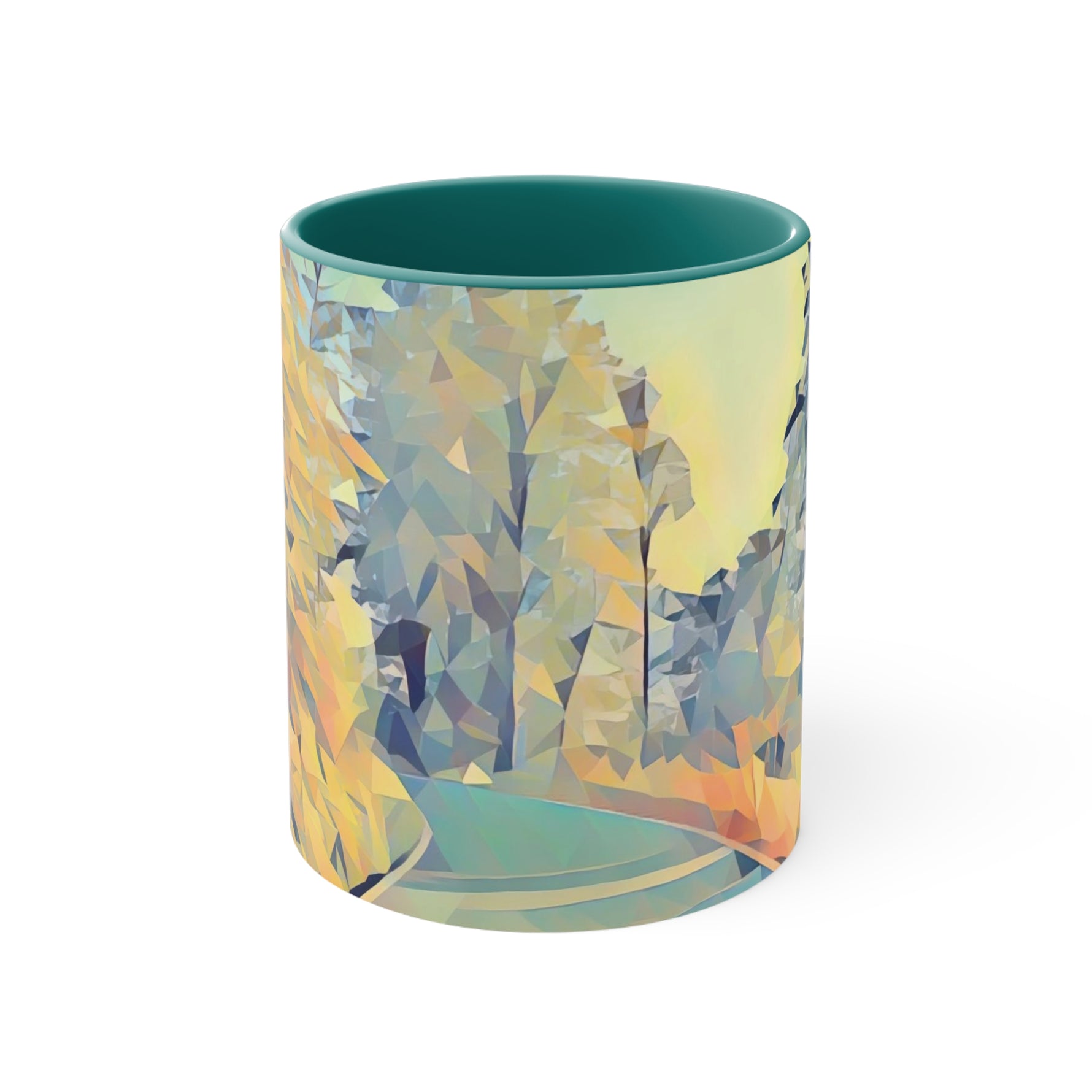 Mug 11oz - Poly Art - Forest (Variant 02)