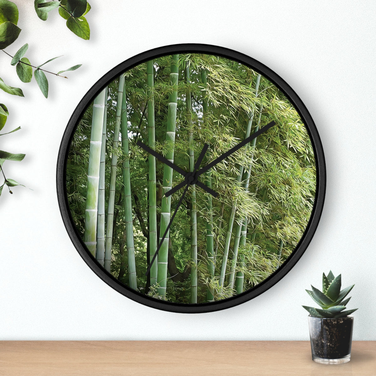 Wall Clock - Bamboo (Variant 1)