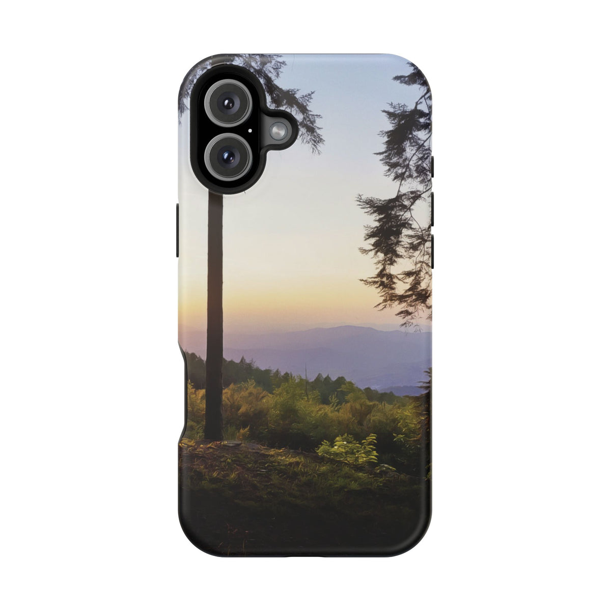 Magnetic Tough Phone Case - Forest Sunset
