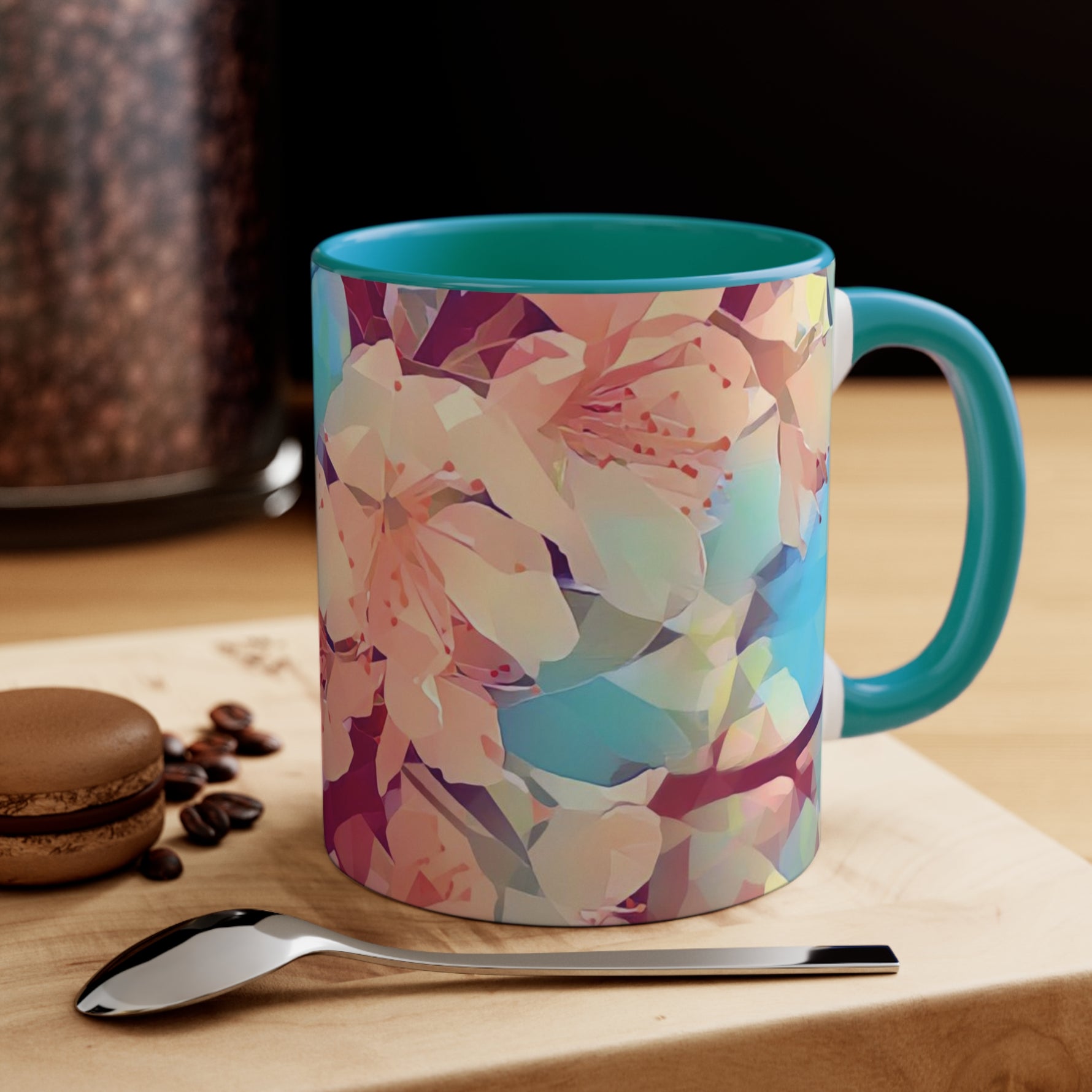 Mug 11oz - Poly Art - Apple's Tree Flower (Variant 3)