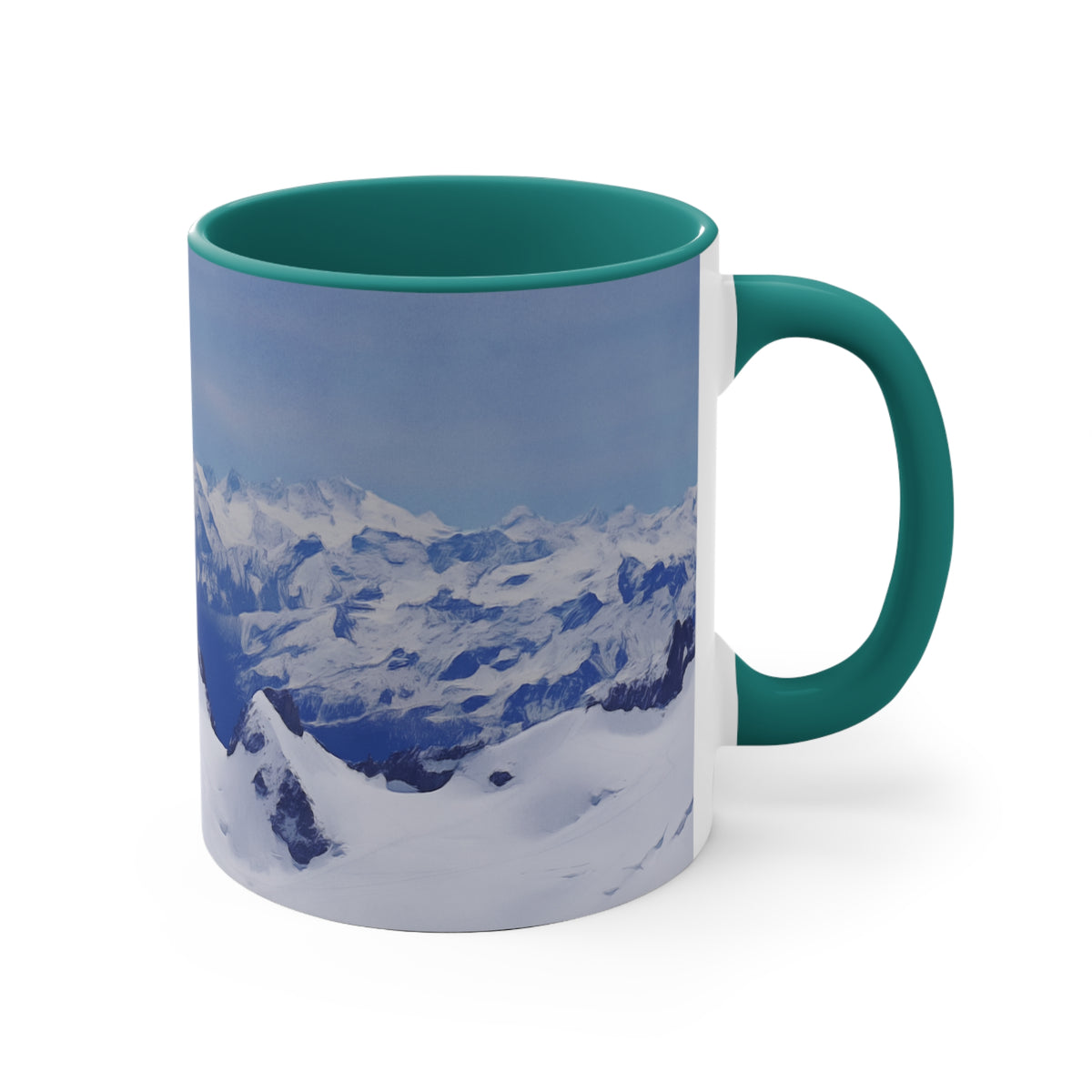 Mug 11oz - View from Mont Blanc, France (Variant 1)