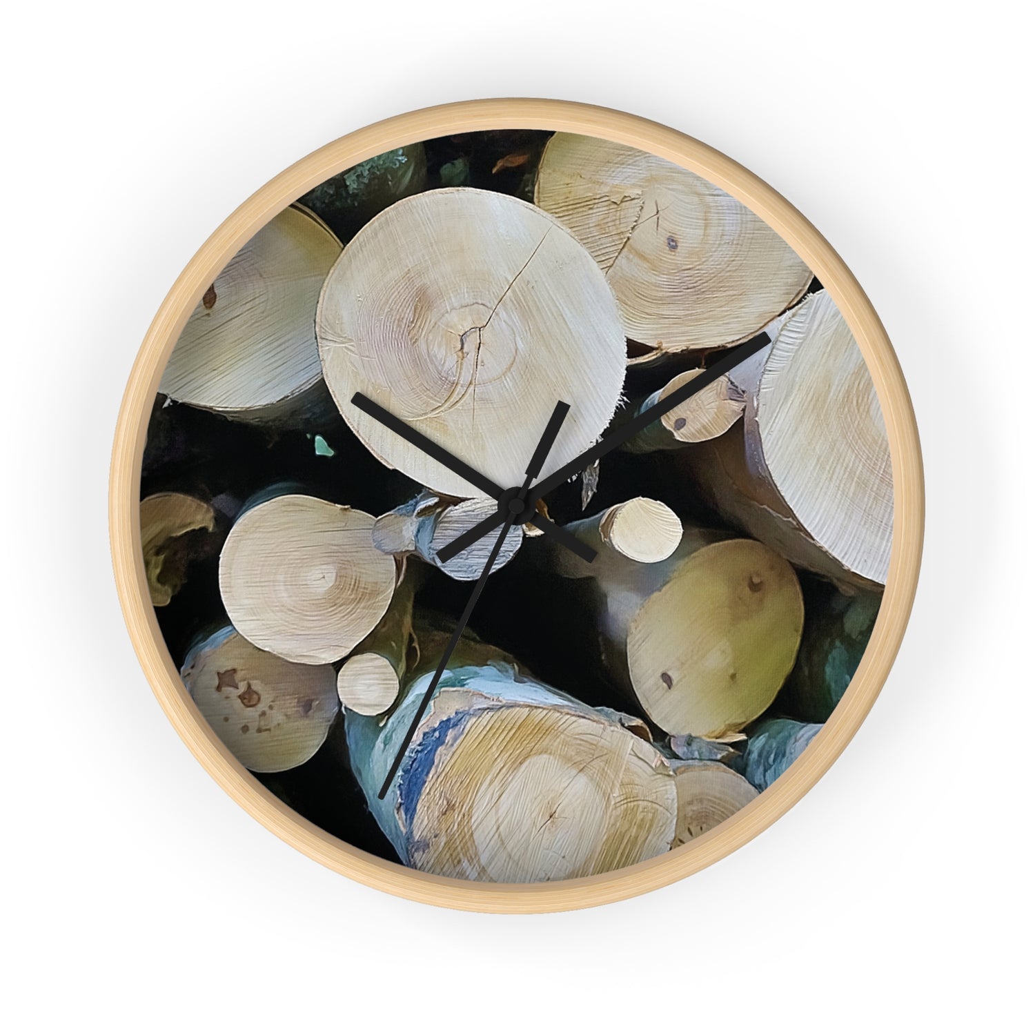 Wall Clock - Wooden Trunks (Variant 1)