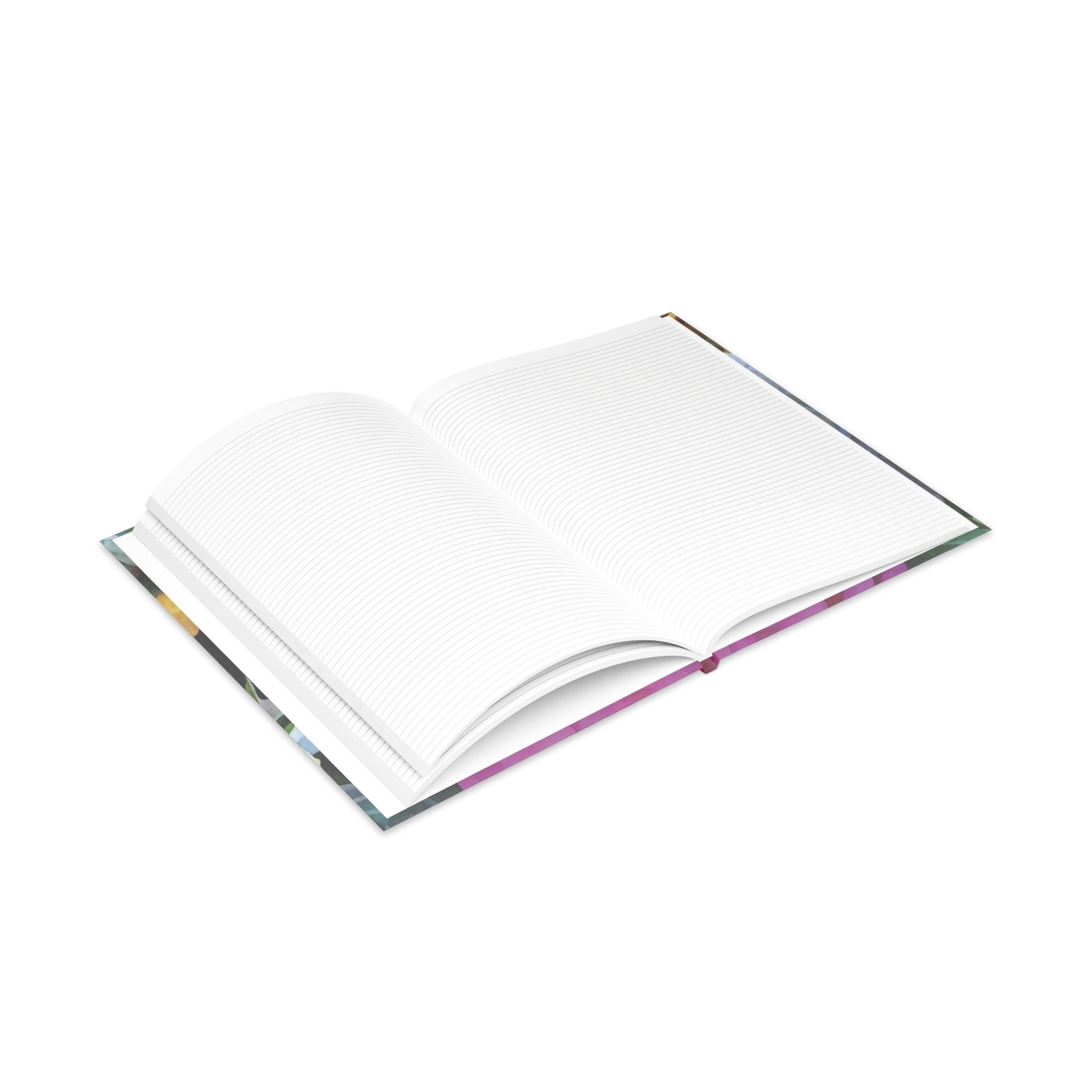 Hardcover Notebook with Puffy Covers - Flower of Dahlia