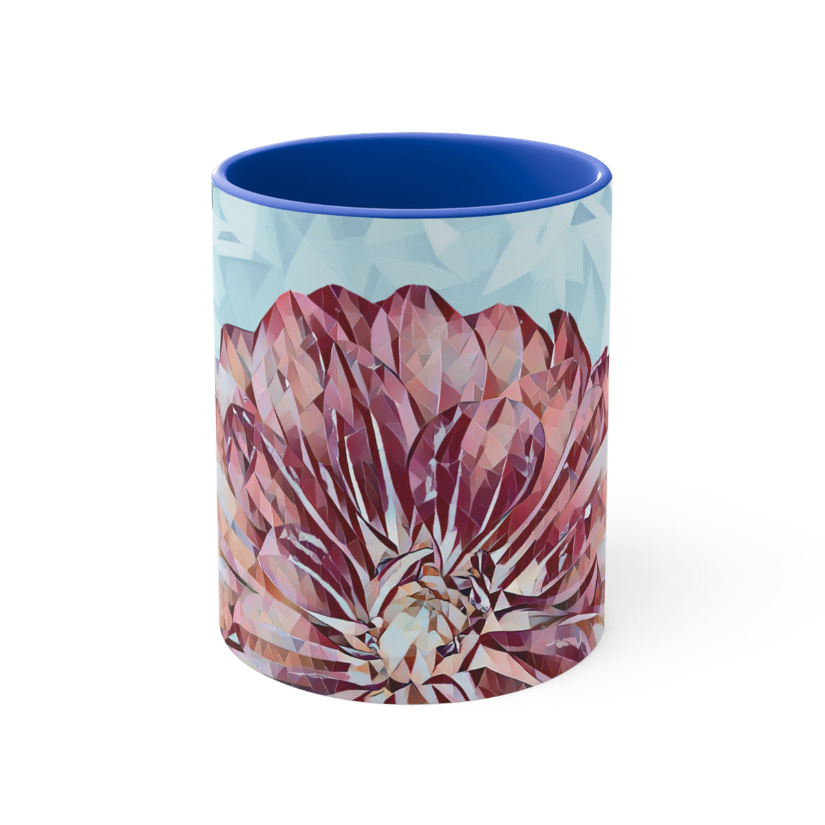 Mug 11oz - Poly Art - Flower of Dahlia (Variant 3)